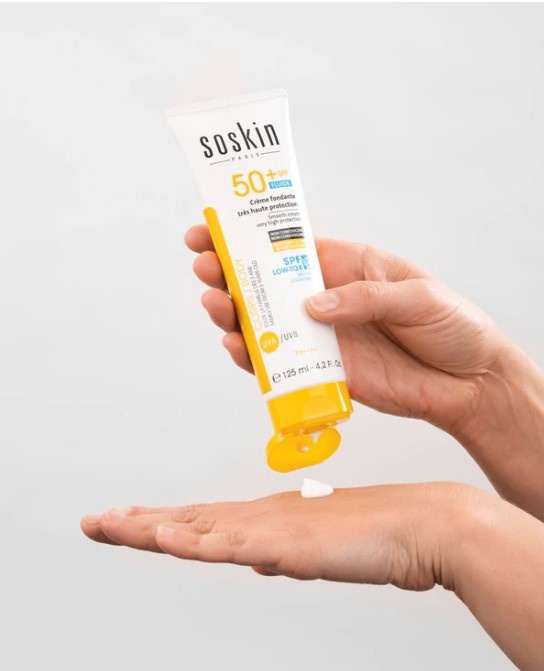 SOSKIN SMOOTH CREAM VERY HIGHT PROTECTION 
Schützende Sonnencreme Spf 50+ Sanft zur Haut und zur Umwelt