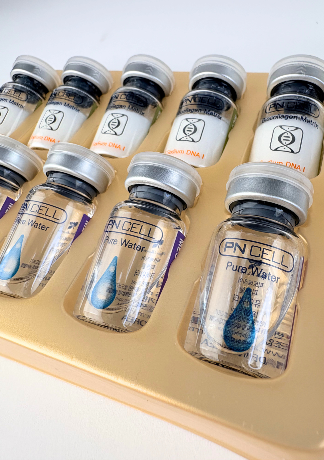 VITARAN PN CELL BIOCOLLAGEN MATRIX LYOPHILIZED MESOTHERAPEUTIC SOLUTION FOR THE REGENERATION AND HYDRATION OF THE SKIN MATRIX.