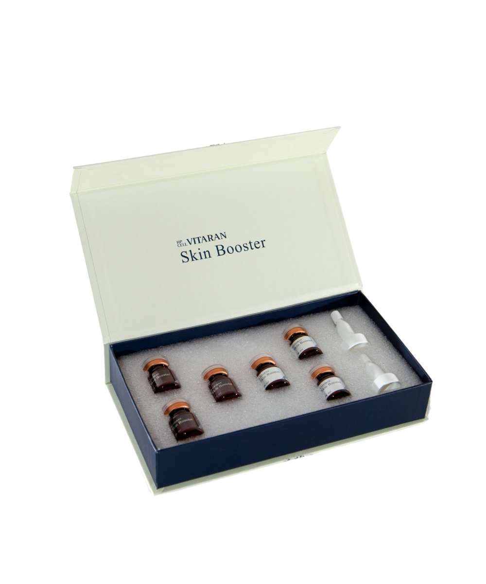 VITARAN HP CELL SKIN BOOSTER  STRONG COCKTAIL WITH SALMON DNA AND 54 ACTIVE INGREDIENTS FOR SKIN REJUVENATION. 
Skin Booster mit Lachs-Polynukleotiden, Hyaluronsäure und weiteren hochwirksamen Inhaltsstoffen zur Hautverjüngung und intensiven Hydrata