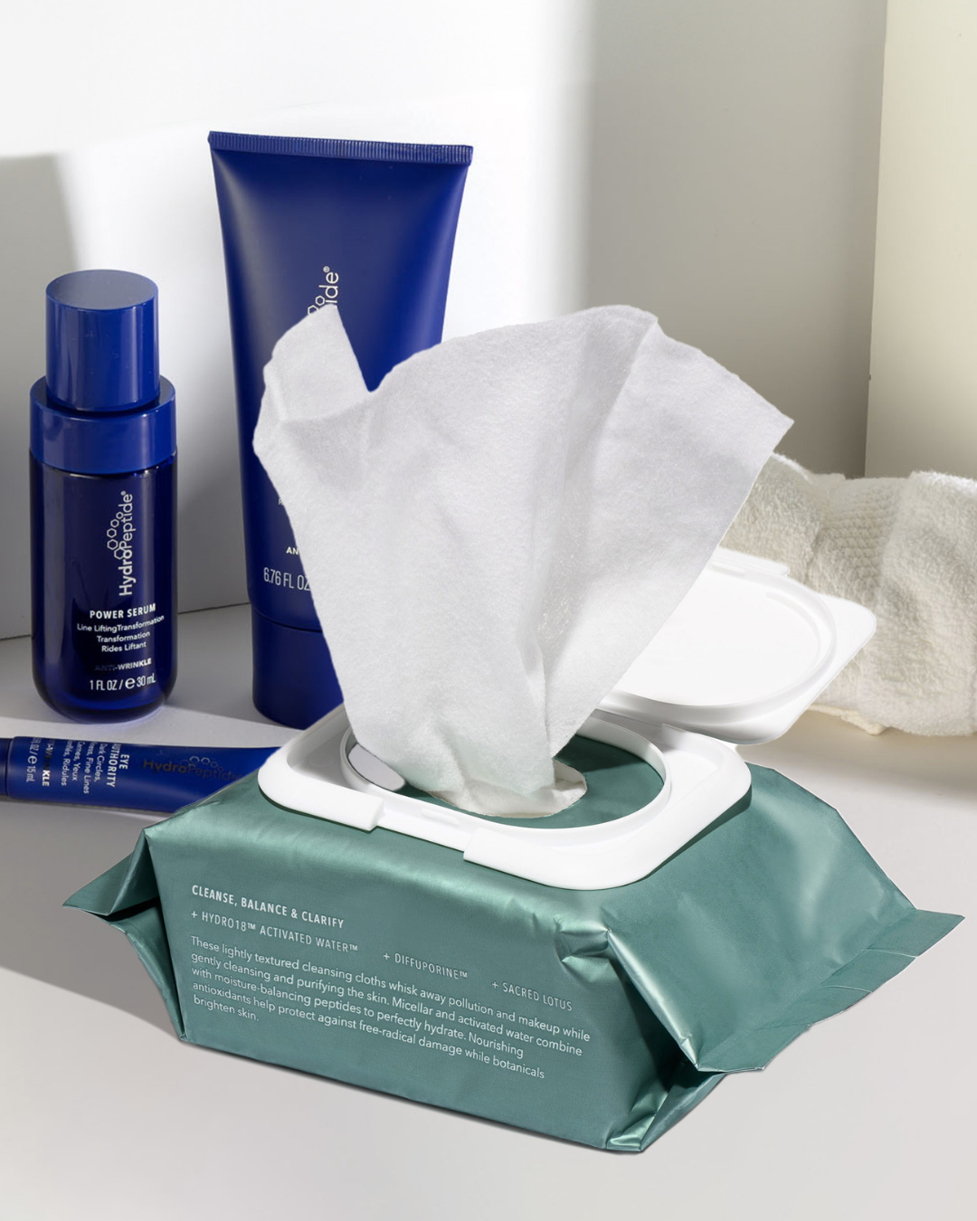 Geschenk Hydroactive Cleanse<br>Gift Antioxidatives Anti Age mizellares Reinigungstuch