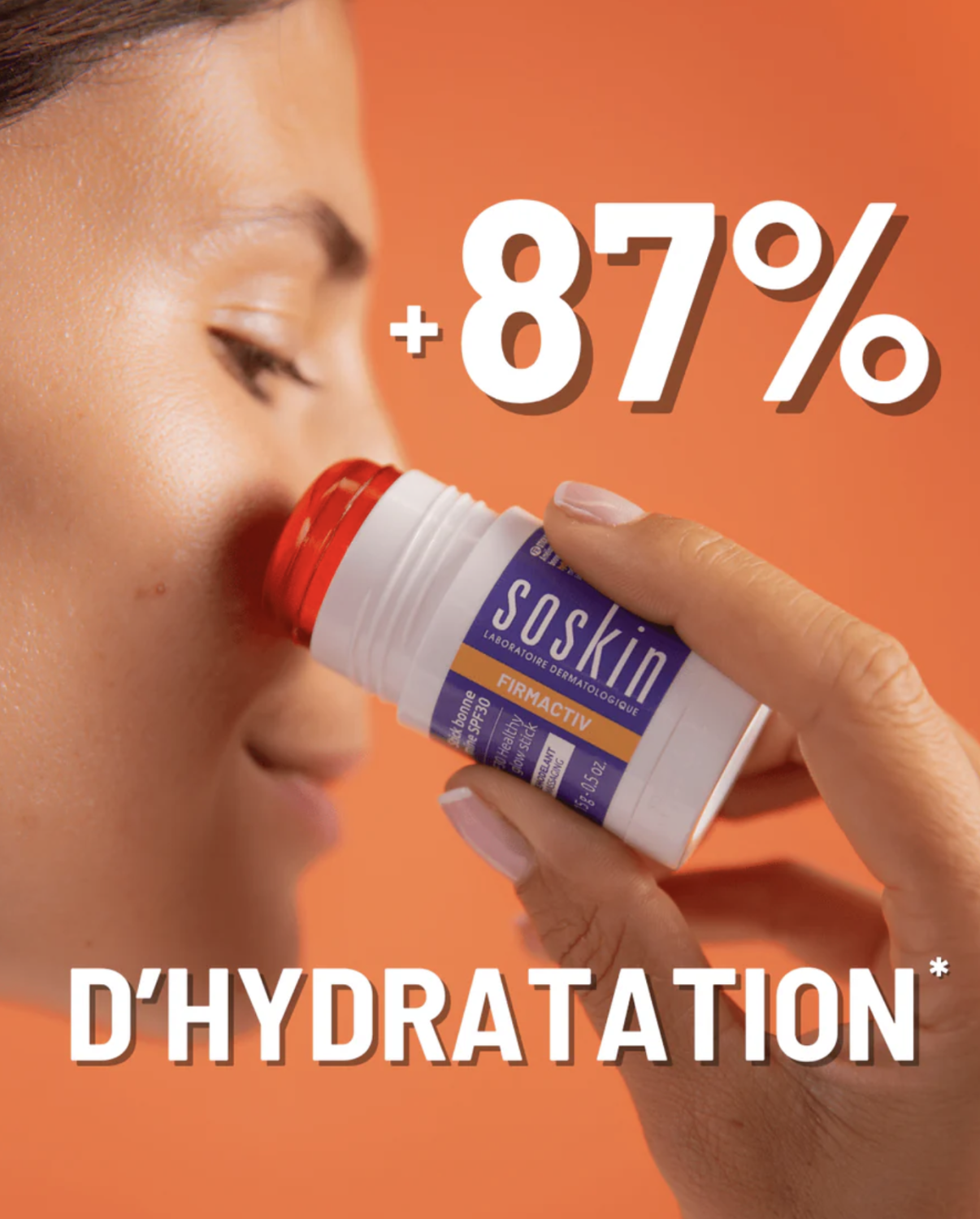 SOSKIN PARIS SPF30 HEALTHY GLOW STICK<BR>FIRMACTIV 
Feuchtigkeitsspendender aufhellender Stick