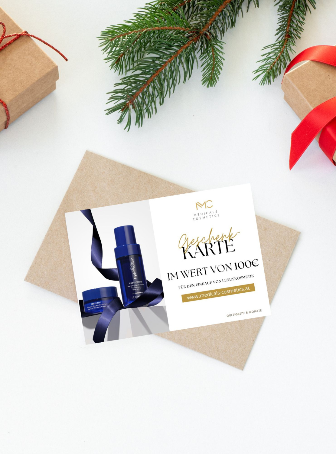 GIFT CART 100.- 
Geschenkgutschein im Wert von 100 €