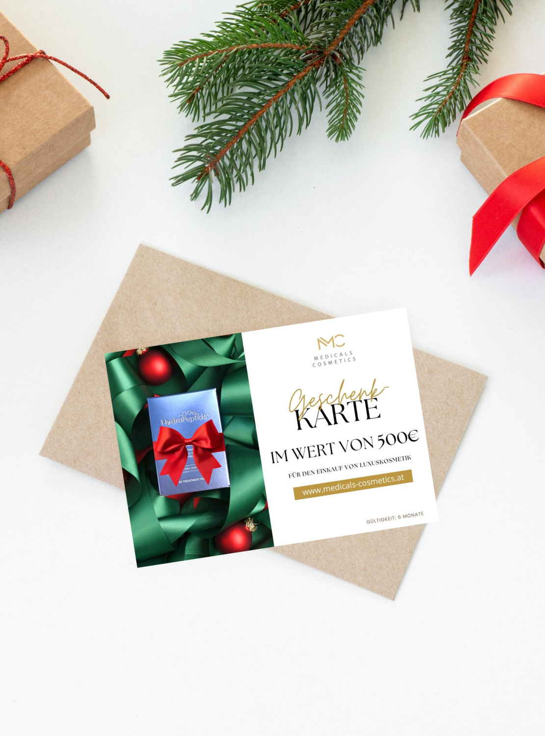 GIFT CART 500.- 
Geschenkgutschein im Wert von 500 €