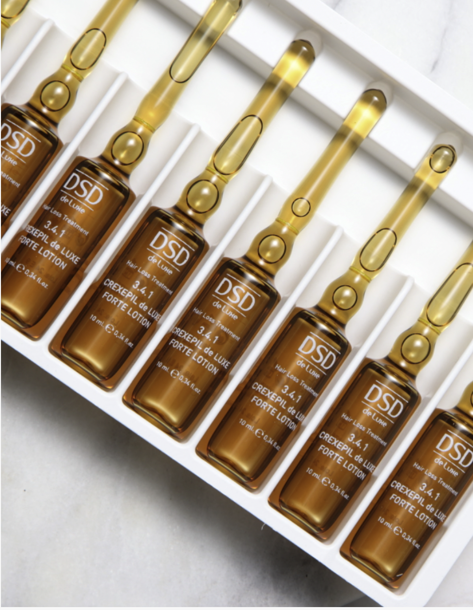 DSD SIMONE DE LUXE CREXEPIL FORTE LOTION 
3.4.1 Nährende Düngung gegen Haarausfall. Intensives Haarpflegekonzept zur Wiederherstellung und zum Wachstum der Haare.