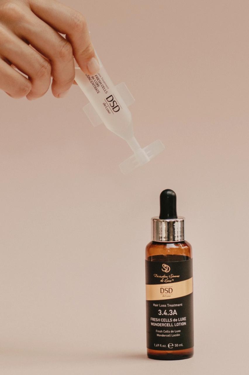 DSD SIMONE DE LUXE WONDERCELL LOTION 
3.4.3A Nährende Haarlotion für eine starke Haarwuchsstimulation