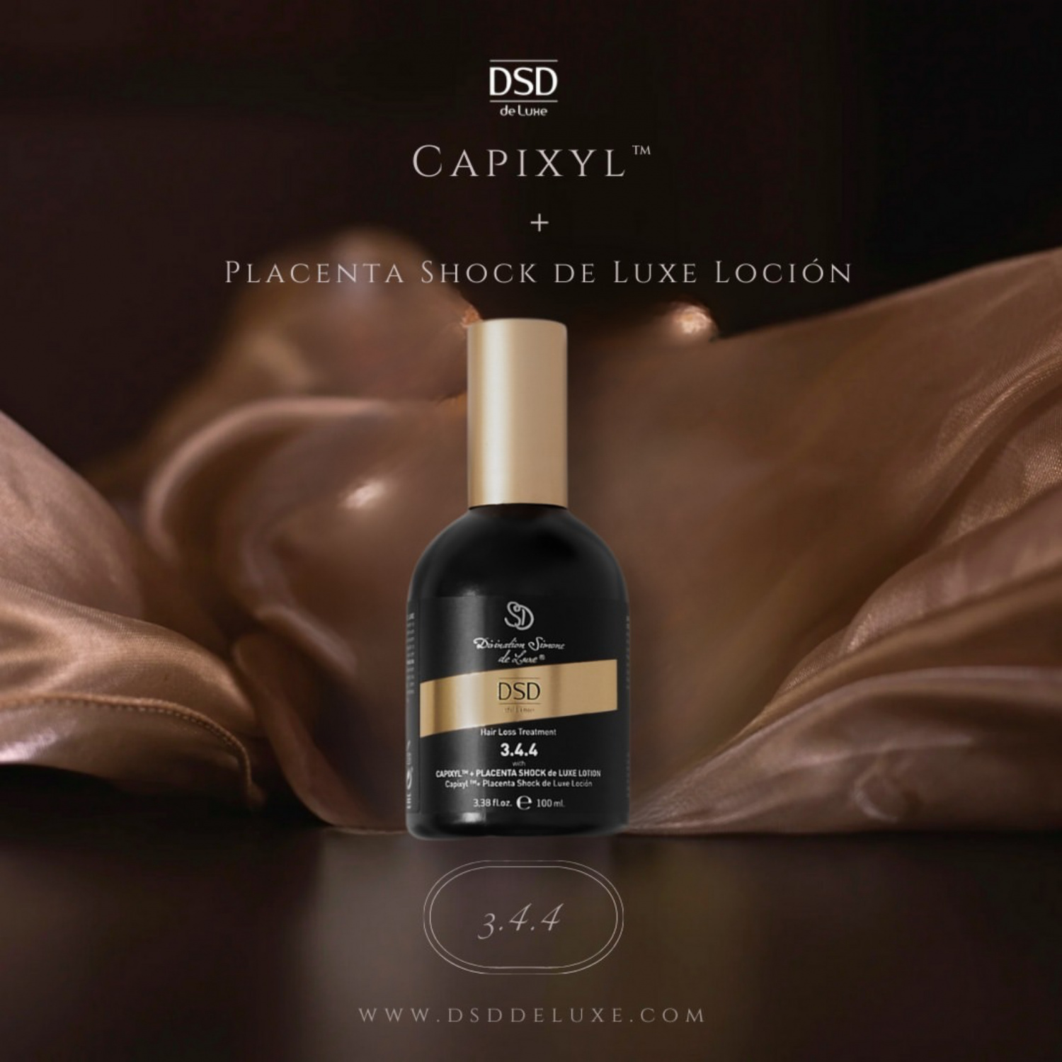 DSD SIMONE DE LUXE CAPIXYL™ + PLACENTA SHOCK DE LUXE LOTION 
3.4.4 Nährende Haarlotion gegen Haarausfall