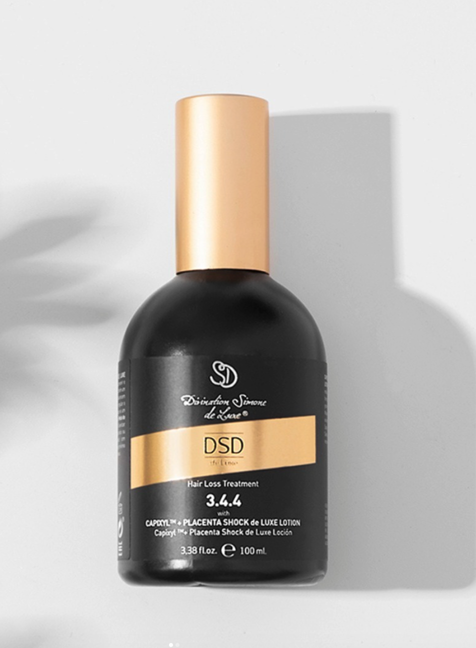 DSD SIMONE DE LUXE CAPIXYL™ + PLACENTA SHOCK DE LUXE LOTION 
3.4.4 Nährende Haarlotion gegen Haarausfall