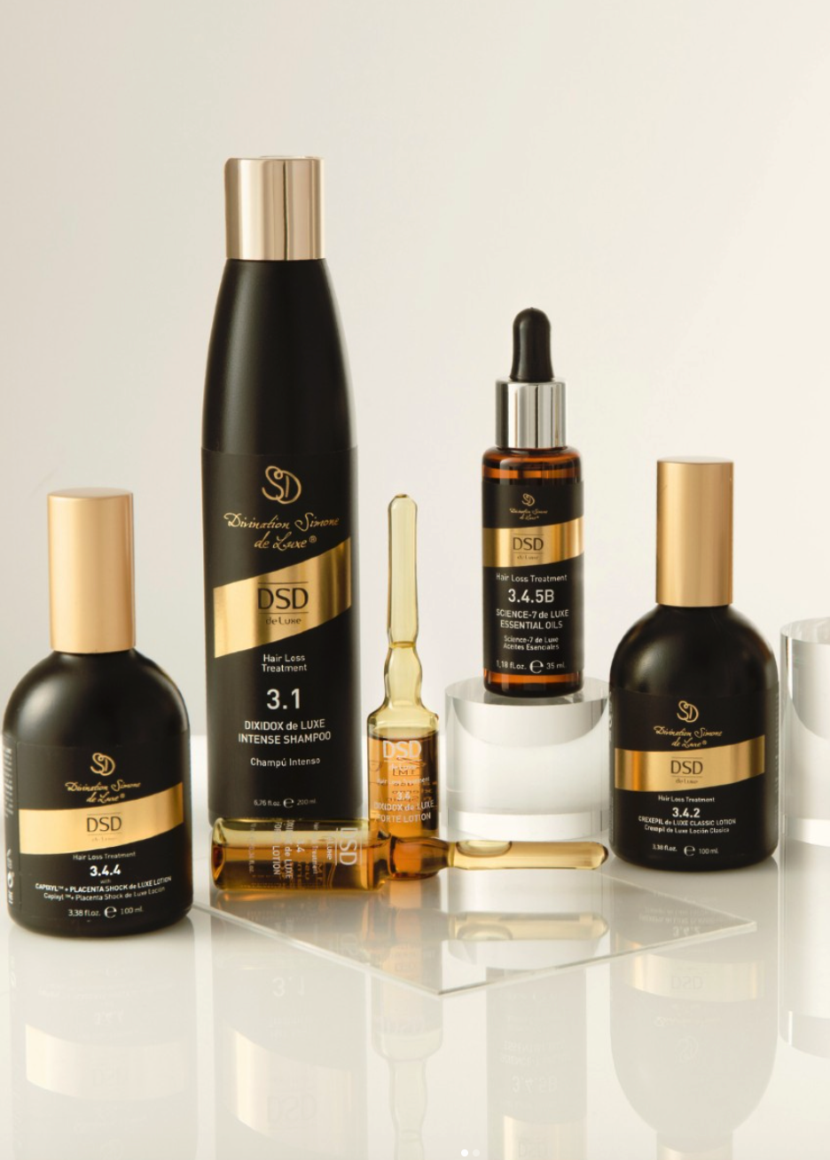 DSD SIMONE DE LUXE SCIENCE-7 DE LUXE ESSENTIAL OILS 
3.4.5B Komplex ätherischer Öle, die den Haarwuchs fördern<br>Hohe Konzentration. Psoriasis, trockene Haare