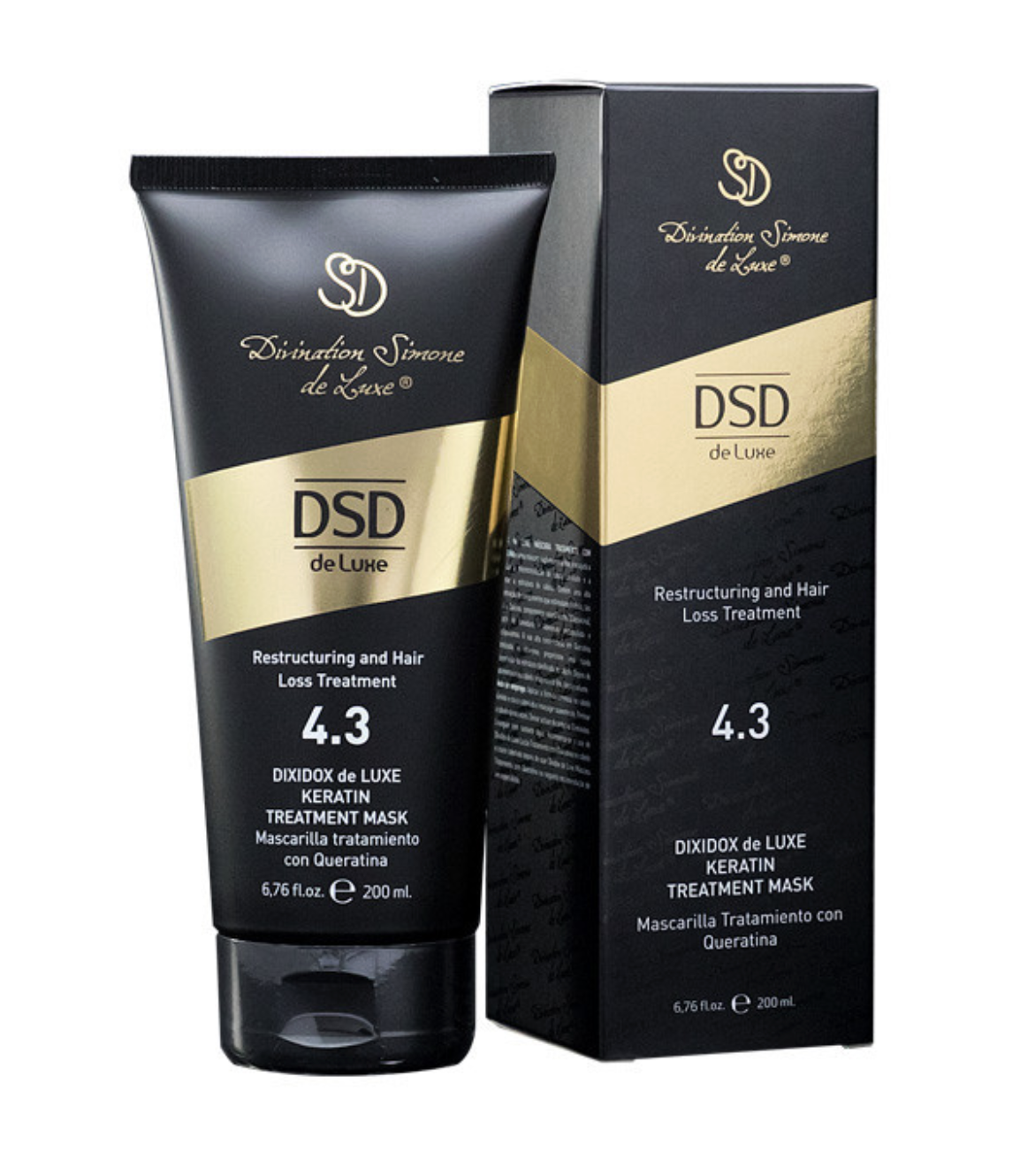 DSD SIMONE DE LUXE KERATIN TREATMENT MASK 
4.3 Haarmaske mit Keratin gegen Haarausfall und Haarbruch.