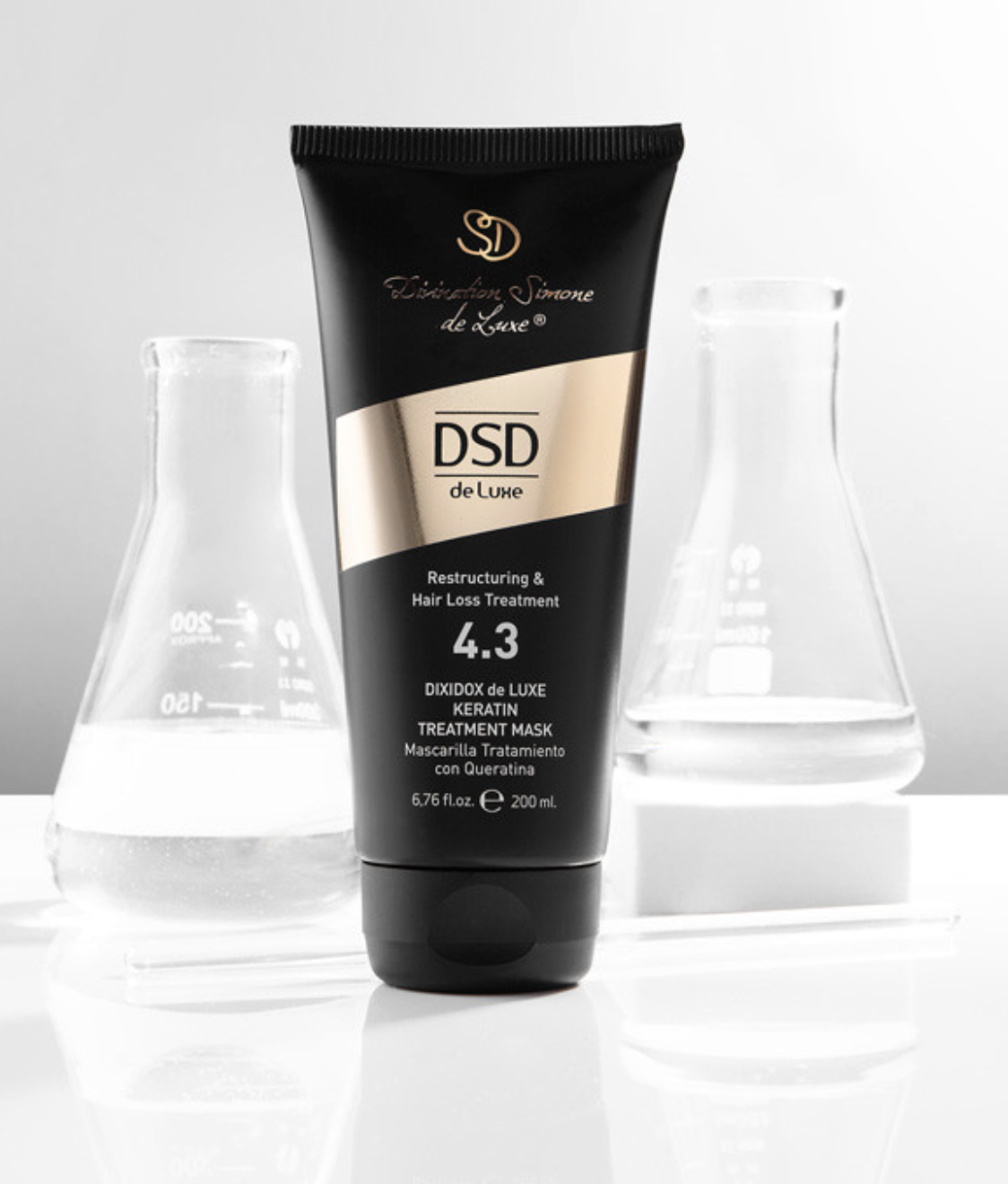 DSD SIMONE DE LUXE KERATIN TREATMENT MASK 
4.3 Haarmaske mit Keratin gegen Haarausfall und Haarbruch.