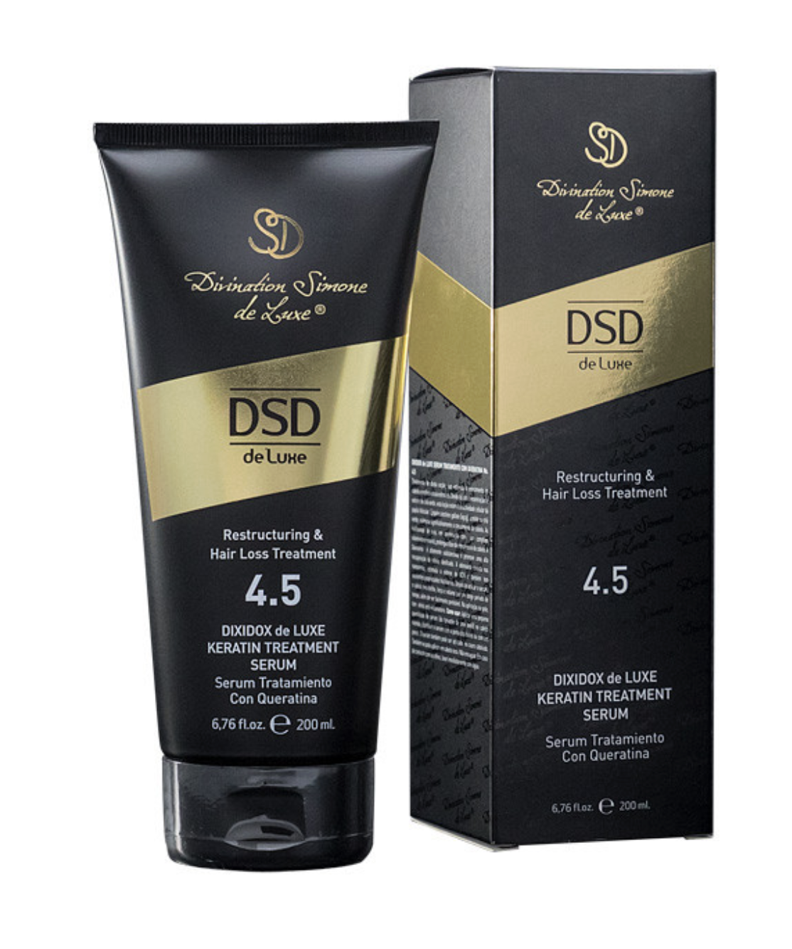 DSD LUXE KERATIN TREATMENT SERUM 
DSD 4.5 Haarserum mit Keratin zur Glättung der Haare. Tiefenhydration der Haare.