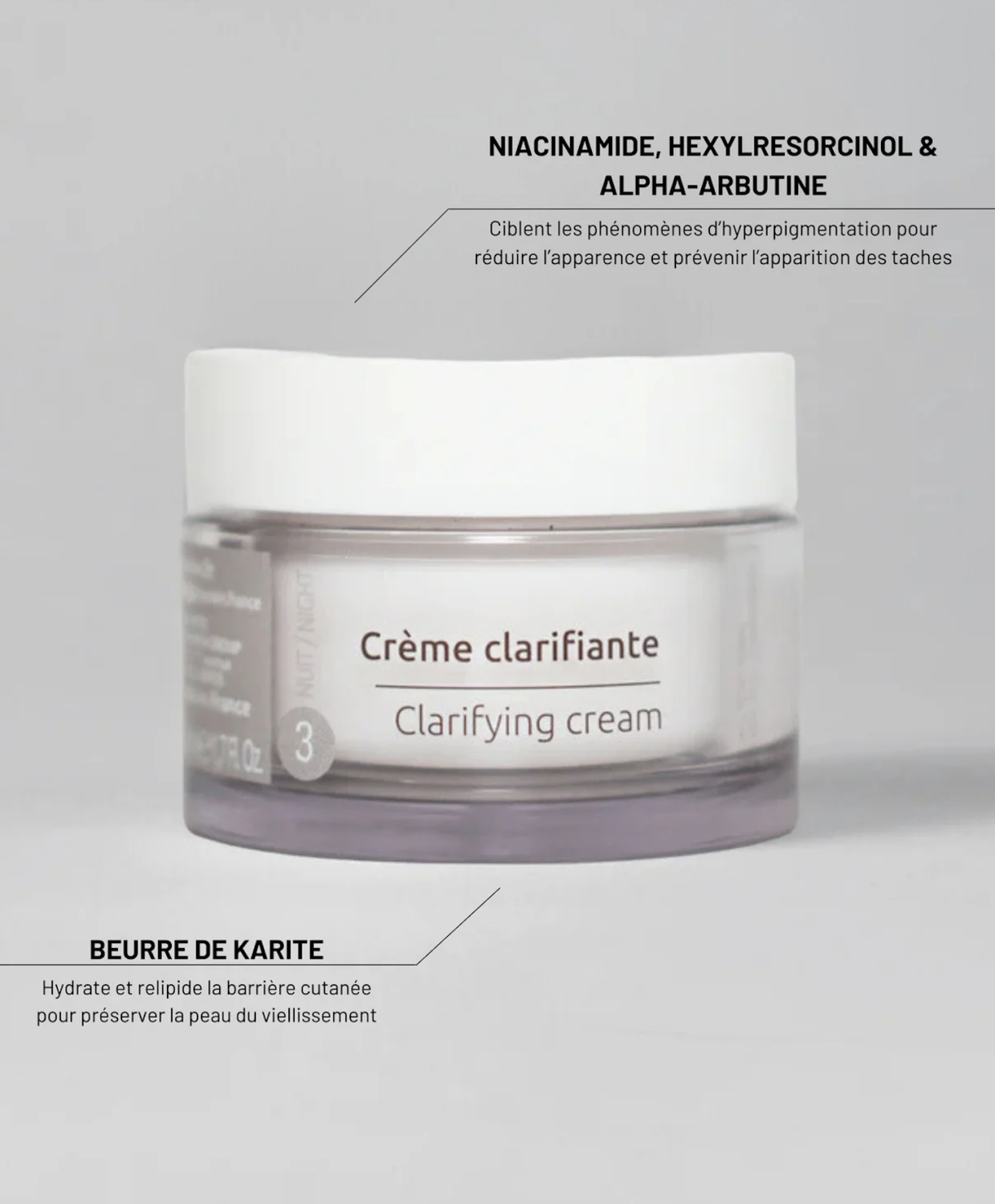 SOSKIN CLARIFYING CREAM 
Regenerierende Aufhellungscreme<br>EXP 09/26 Rabatt 20%