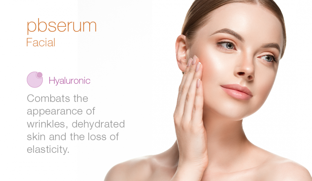 PBSerum SMARTKER HYALURONIC COSMECEUTICALS<br>Reduktion von Falten und Hauthydratisierung<br>Verjüngung durch Enzyme<br>5 amp x 0.70g/5 amp x 3ml