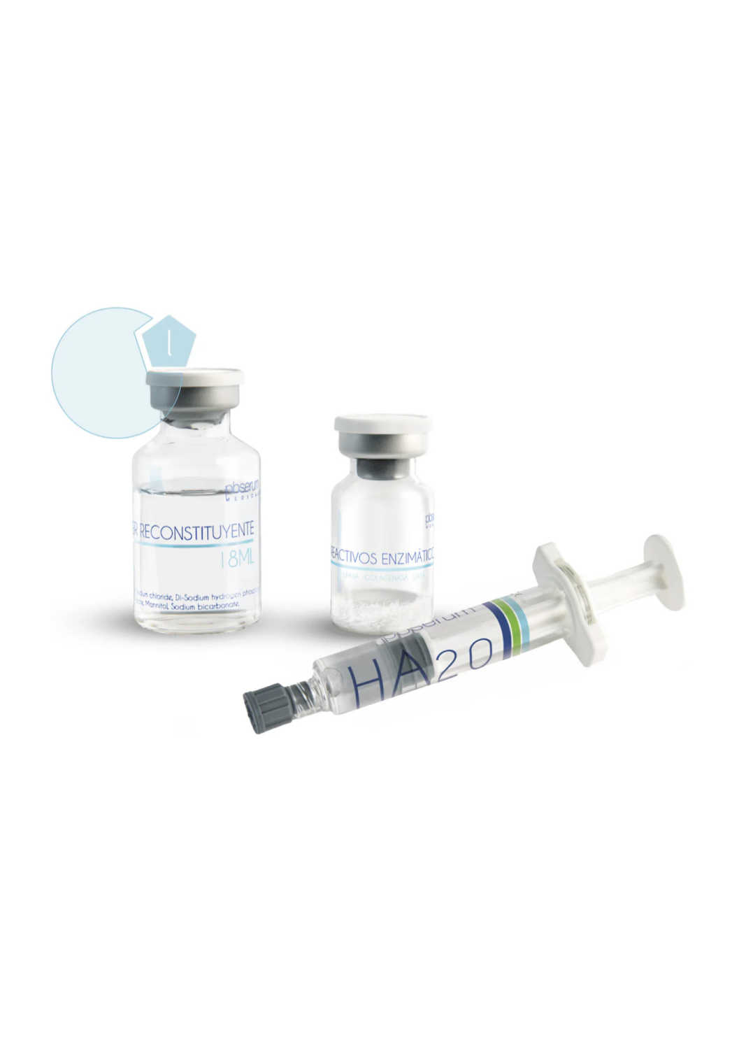 PBSERUM MEDICAL LOW / REFINE + HA 2.0 
Enzyme zur Reduktion von Schwellungen unter den Augen, erschlaffter Haut, perikornealen Tränensäcken, Flüssigkeitseinlagerung