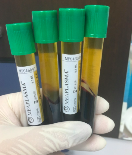 PLASMATHERAPIE PRP - MEAPLASMA PRGF<br>Eprouvetten für die Herstellung von<br>Autolog Conditioniertem Plasma, 1 Stück