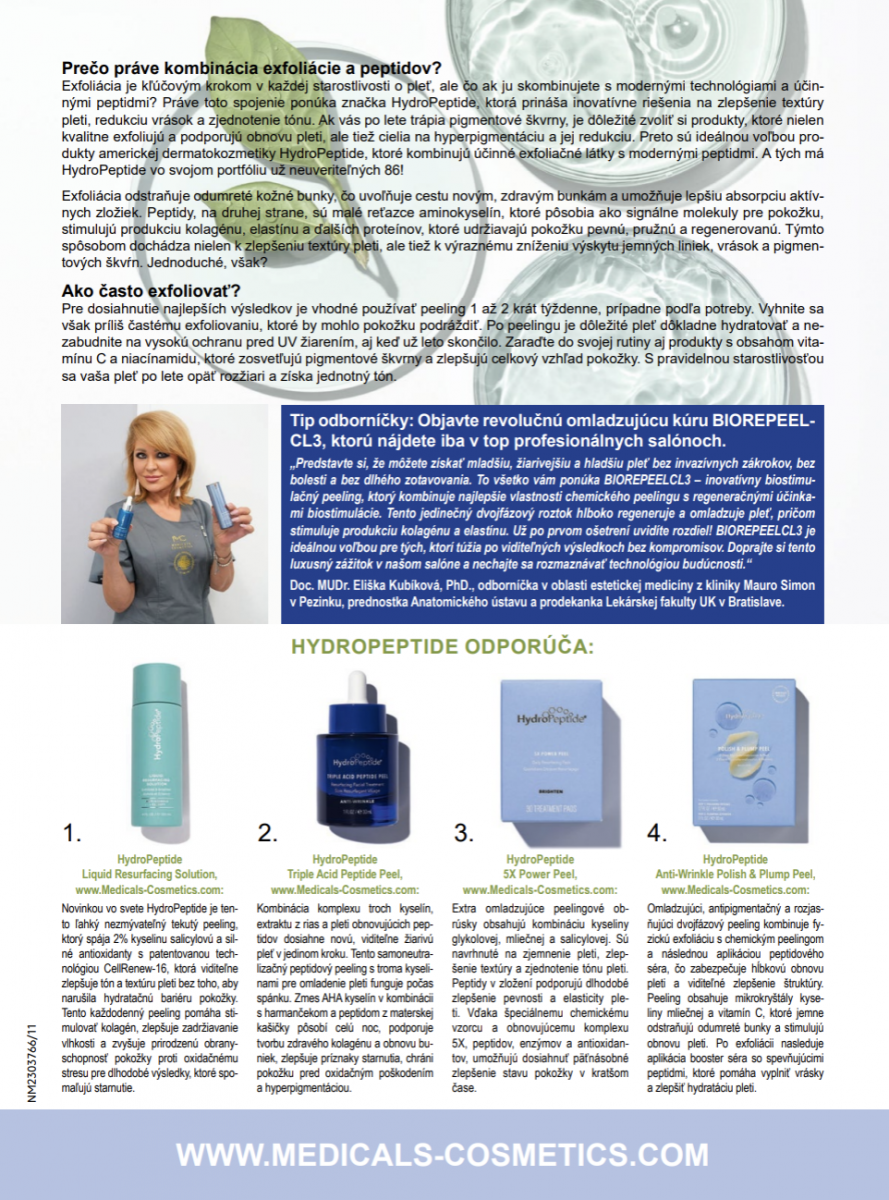 Wundersame Exfoliation! Stoppt Pigmenten und Falten.